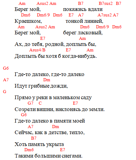 Кино - Пачка сигарет (Аккорды)