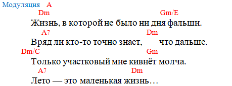 Кино - Пачка сигарет (Аккорды)