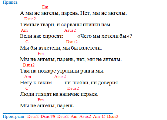 Кино - Пачка сигарет (Аккорды)