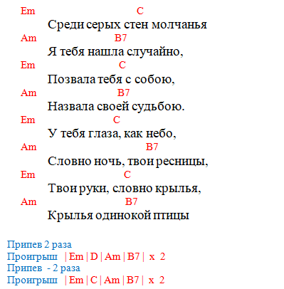 Кино - Пачка сигарет (Аккорды)