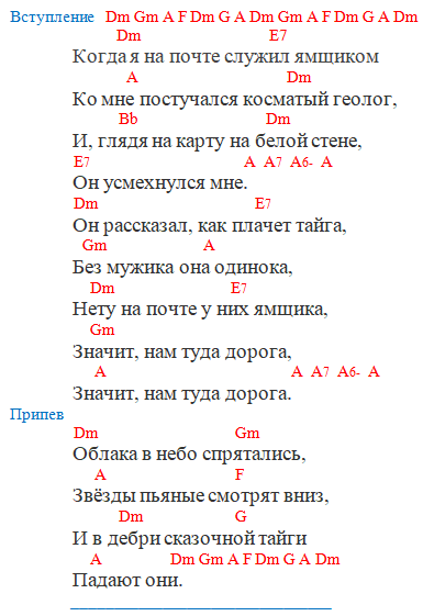 Кино - Пачка сигарет (Аккорды)